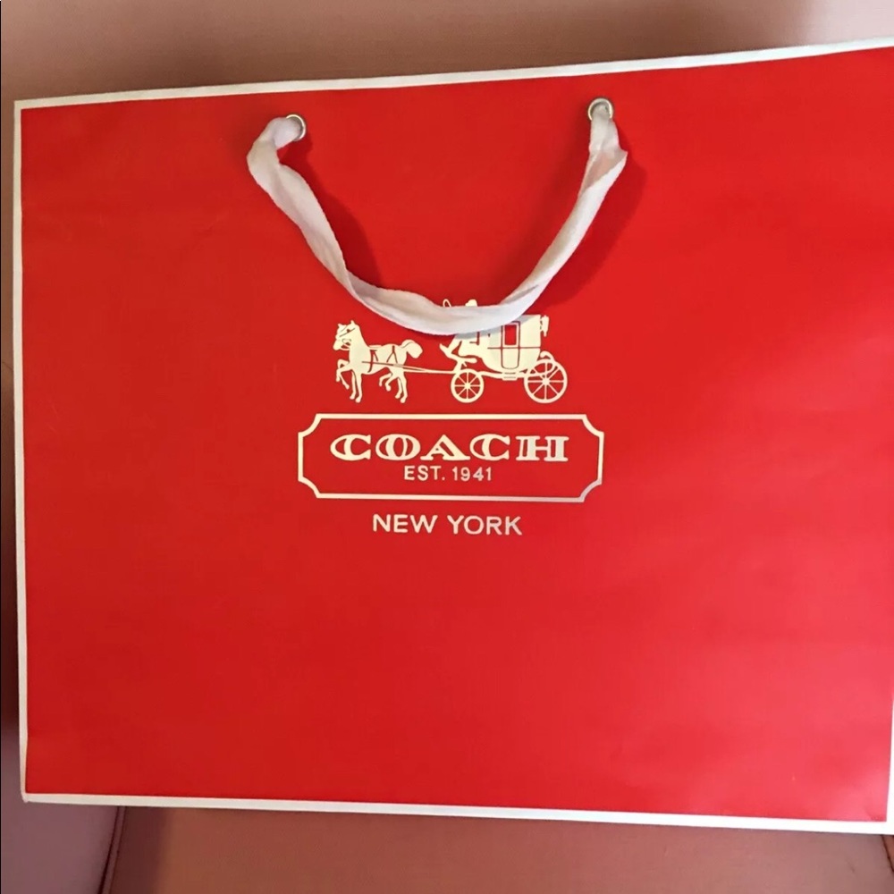Coach Large paper gift bag